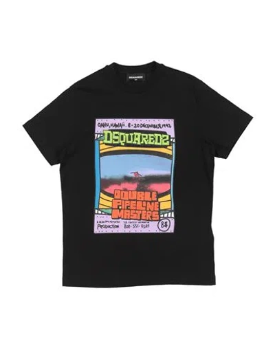 Dsquared2 Babies'  Toddler T-shirt Black Size 6 Cotton