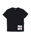 Dsquared2 Toddler T-shirt Black Size 6 Cotton In Black
