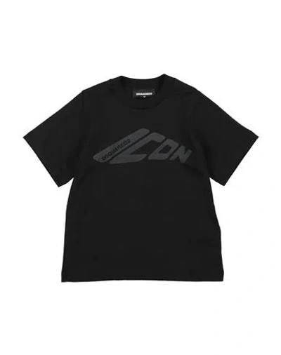 Dsquared2 Babies'  Toddler T-shirt Black Size 6 Cotton