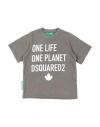 Dsquared2 Toddler T-shirt Dove Grey Size 6 Cotton In Grey