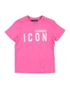 Dsquared2 Babies'  Toddler T-shirt Fuchsia Size 4 Cotton In Pink