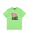 Dsquared2 Babies'  Toddler T-shirt Light Green Size 6 Cotton