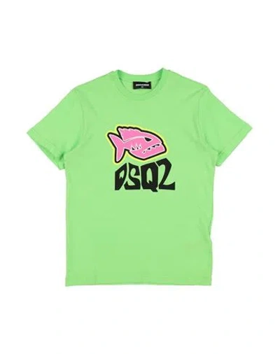 Dsquared2 Babies'  Toddler T-shirt Light Green Size 6 Cotton