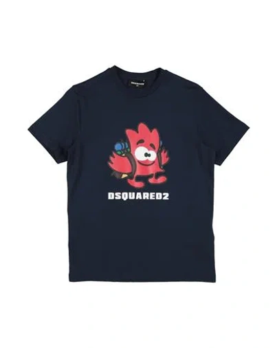 Dsquared2 Babies'  Toddler T-shirt Midnight Blue Size 6 Cotton