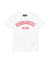 Dsquared2 Babies'  Toddler T-shirt Off White Size 6 Cotton