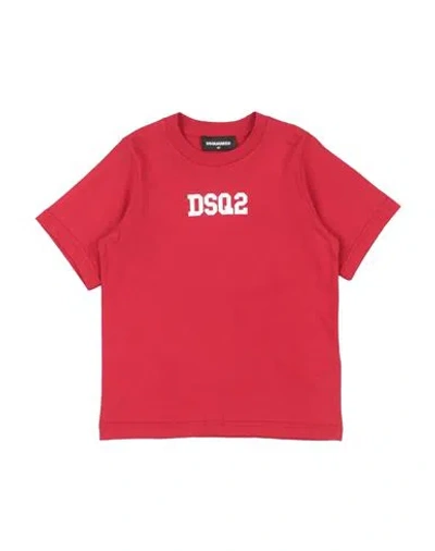 Dsquared2 Babies'  Toddler T-shirt Red Size 6 Cotton In Multi