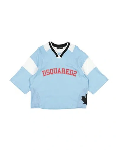 Dsquared2 Babies'  Toddler T-shirt Sky Blue Size 4 Viscose, Cotton