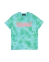 Dsquared2 Babies'  Toddler T-shirt Turquoise Size 6 Cotton In Blue