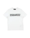 Dsquared2 Babies'  Toddler T-shirt White Size 4 Cotton