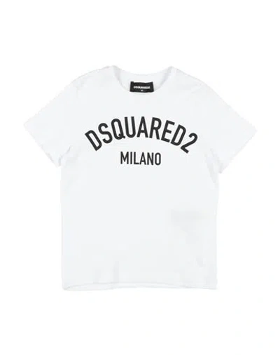 Dsquared2 Toddler T-shirt White Size 6 Cotton In White