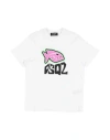 Dsquared2 Toddler T-shirt White Size 6 Cotton In White