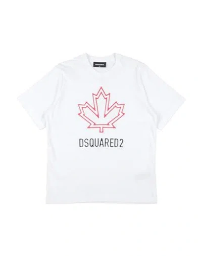 Dsquared2 Babies'  Toddler T-shirt White Size 6 Cotton In Multi