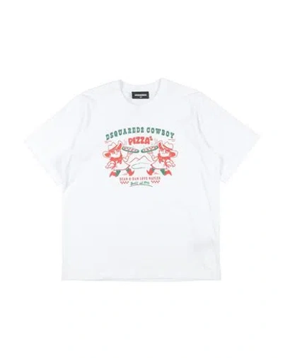 Dsquared2 Babies'  Toddler T-shirt White Size 6 Cotton