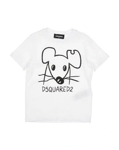Dsquared2 Babies'  Toddler T-shirt White Size 6 Cotton