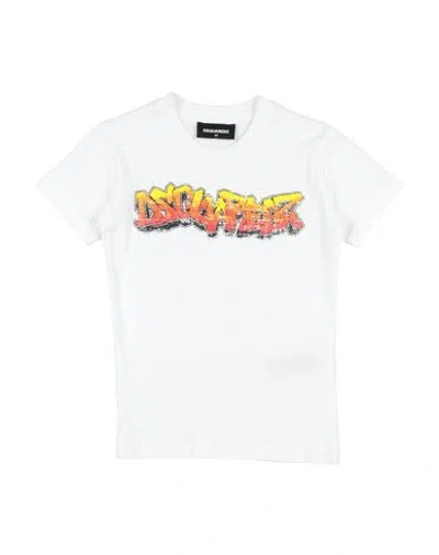 Dsquared2 Babies'  Toddler T-shirt White Size 6 Cotton