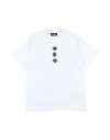 Dsquared2 Babies'  Toddler T-shirt White Size 6 Cotton In Blue