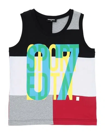 Dsquared2 Babies'  Toddler Tank Top Red Size 6 Cotton In Gray