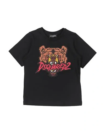 Dsquared2 Babies'  Toddler T-shirt Black Size 6 Cotton