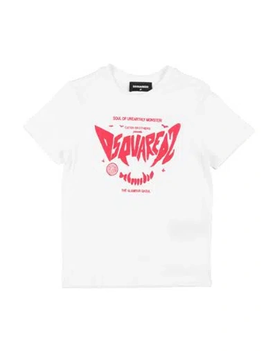 Dsquared2 Babies'  Toddler T-shirt White Size 6 Cotton