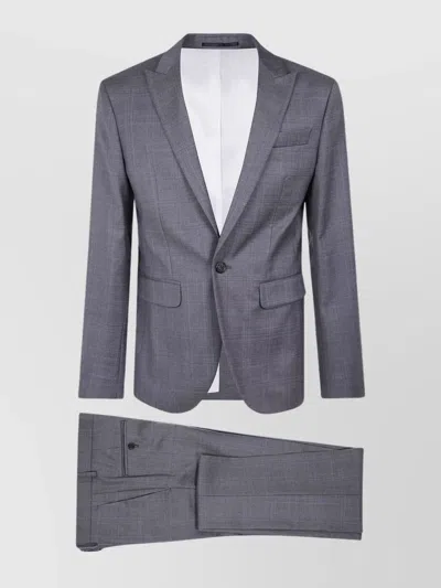 Dsquared2 Tokyo Suit With Chest Pocket In Gray