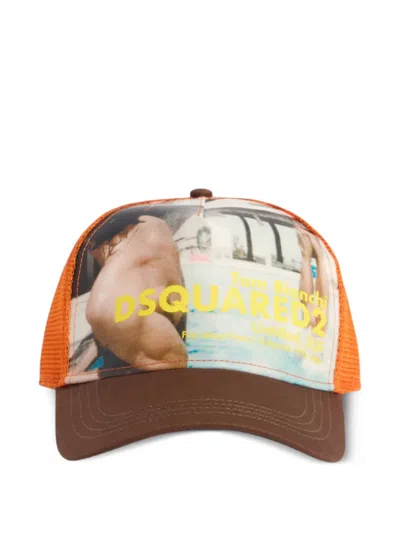 Dsquared2 Tom Bianchi Baseball Cap In Green