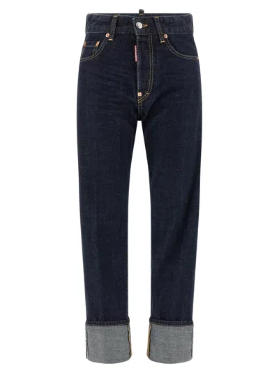 Dsquared2 Tomboy Jeans In Blue