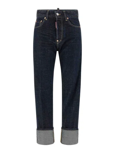 Dsquared2 Tomboy Jeans In Blue