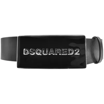 Dsquared2 Tonal Logo Belt Black