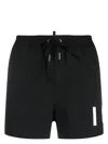Dsquared2 Tonal Swim Shorts In Black