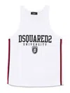 Dsquared2 Logo-print Tank Top In Blanco