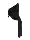 Dsquared2 Asymmetric Top In Black