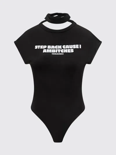 DSQUARED2 TOP DSQUARED2 WOMAN COLOR BLACK,H69514002