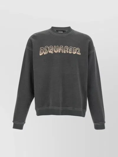 DSQUARED2 "TOP FADE" CREW NECK SWEATSHIRT