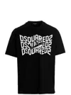 Dsquared2 Dsquared Men Logo Print T-shirt In Black