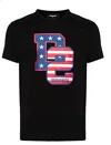 Dsquared2 T-shirt Aus Baumwolle Mit Logodruck In Black