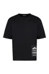 Dsquared2 Graphic-print Cotton T-shirt In Black