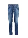 Dsquared2 Super Twinky Cotton Denim Jeans In Blue