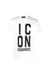 Dsquared2 Dsq2 Icon Logo Cool Fit Ss Tshirt Wht In White