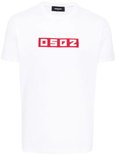 DSQUARED2 DSQUARED2 DSQ2 LOGO-APPLIQUÉ T-SHIRT
