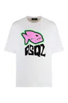 Dsquared2 Man T-shirt White Size L Cotton