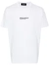 Dsquared2 'cool Fit Tee' White T-shirt With Logo Print On The Front In Cotton Man In White