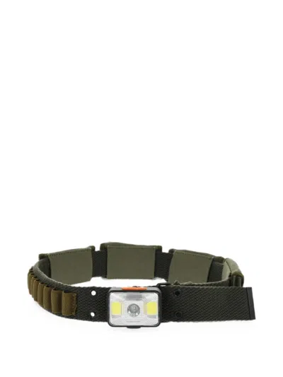 Dsquared2 Torch-embellished Pouch-detail Belt In Green