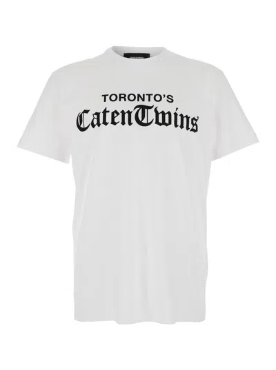 Dsquared2 Printed T-shirt In White