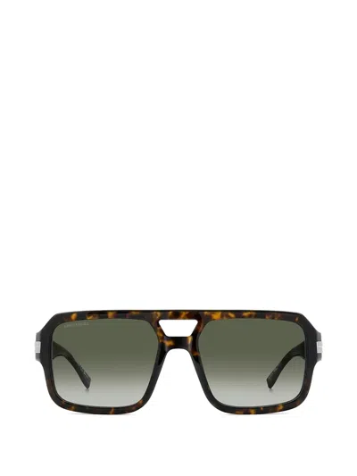 Dsquared2 Tortoiseshell-effect Sunglasses In Brown