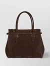 Dsquared2 Tote Bag With Structured Shape And Suede Finish