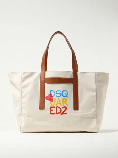 Dsquared2 Tote Bags  Woman Color Beige