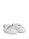 Dsquared2 Touch-strap Sneakers In White