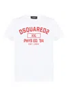 Dsquared2 Cotton Crew-neck T-shirt In White