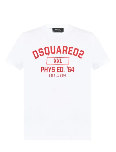 DSQUARED2 DSQUARED2 T SHIRTS AND POLOS WHITE