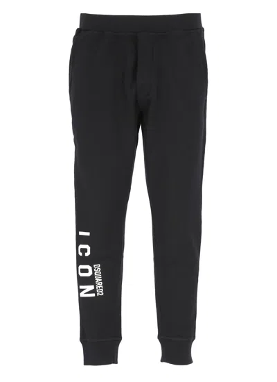 Dsquared2 Icon Logo-print Track Pants In Black